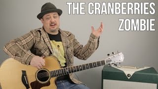 Zombie EASY Beginner Guitar Lesson Tutorial  The Cranberries Chords  Strumming  Play Along [upl. by York]