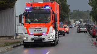 Pressluft  Bullhorn Einsatzfahrten Freiwillige Feuerwehr Itzehoe zur Abschlussübung 2018 [upl. by Furlong]