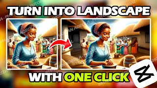 Turn Your African Folktales Stories Images To Landscape With Capcut [upl. by Animas103]