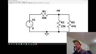 LTSpice Tutorial DC Bias Point with Resistors EE 2212 UMD [upl. by Lolita646]