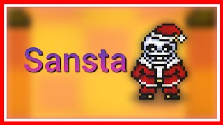 Sansta Showcase and Gameplay bonetale 16 Christmas Sans real [upl. by Kano978]