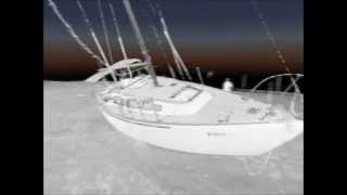 3D Sailboat Wreck New Smyrna Beach FL [upl. by Tirzah]