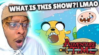 Adventure Time OUT OF CONTEXT Is The Most Random Show EVER LMAOO First Time Reaction [upl. by Gus]