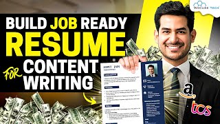 How to Write Resume for Content Writing Job Professional Resume Templates amp Tools [upl. by Deach]