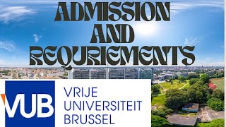 Fee and Admission in VUB  Gpa Requirement in Belgium [upl. by Adnahsar]