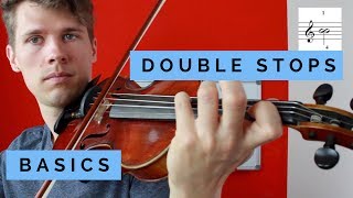 Double Stops on the Violin  Different Types  Basics [upl. by Gnuoy]