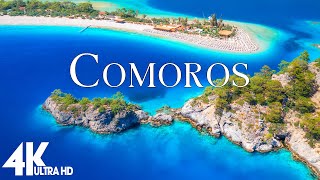 Comoros 4K UHD  Serene Aerial Views of Pristine Beaches and Lush Landscapes with Relaxing Music [upl. by Eima]