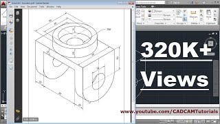 How to draw Isometric Drawing in AutoCAD [upl. by Filler]