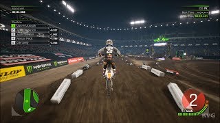 Monster Energy Supercross 2  Anaheim 1 Angel Stadium of Anaheim  California Gameplay HD [upl. by Enytsirhc]