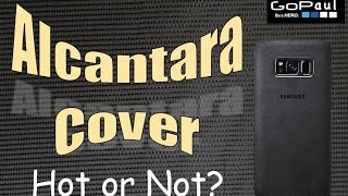 Samsung S8 Alcantara Cover Review [upl. by Leidba897]