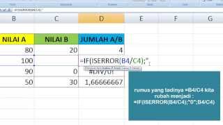 Copy of Cara Menghilangkan Mengatasi Kode Error DIV0 di Excel [upl. by Kevina]