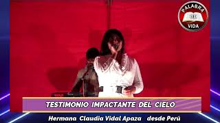 🔴🔥TESTIMONIO IMPACTANTE SEGUNDA PARTE🔥🔥Claudia Vidal [upl. by Lauryn]