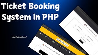 Online Railway Ticket Booking System in PHP  Train tickets booking system in PHP [upl. by Enna]