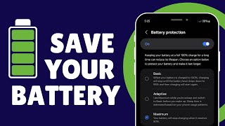 How to Turn On Battery Protection on Samsung  Save Your Battery [upl. by Kursh]