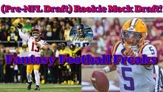 Fantasy Football Dynasty  2024 Rookie Mock Draft preNFL Draft fantasyfootball [upl. by Enilamme]