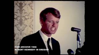 Bobby Kennedy Speech 1968 Portland Oregon  Lloyd Center [upl. by Analaj]