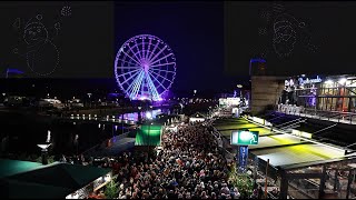 4K Its Beginning to Look Like Christmas Merry Christmas To You christmarkt Drohnesshow 2024 [upl. by Elsie]