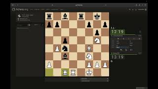 Chess Game 346  Zukertort Opening Ross Gambit [upl. by Llevra]