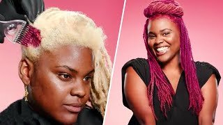 How To Dye Your Locs Hot Pink💕  To Dye For [upl. by Noremac99]