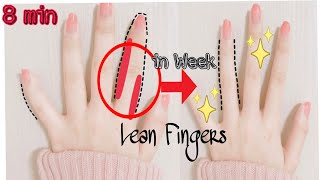 Top Exercises For Finger  Get Lean amp Longer Finger In Week  Home Fitness Challenge [upl. by Jaehne]