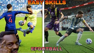 LEARN This EASY Skills IN Efootball 2025 Stepbystep GUID  IMPROVE YOUR GAME [upl. by Micki]