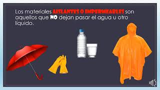 Materiales permeables e impermeables [upl. by Ydnagrub801]