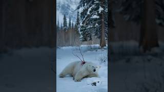 A kind man rescued an injured bear in the woods while camping [upl. by Aeniah510]