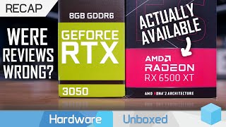 Radeon RX 6500 XT amp GeForce RTX 3050 Review Recap [upl. by Narrat934]