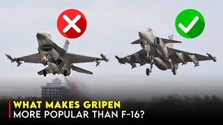 JAS 39 Gripen vs F16 Can It Overtake the F16s Global Dominance [upl. by Sauncho]