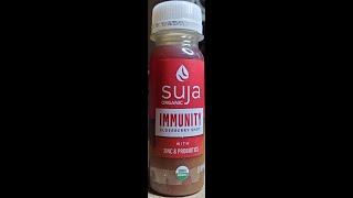 Suja Organic Immunity Elderberry Shot with Zinc amp Probiotics Dietary Supplement Review [upl. by Ziladnerb914]