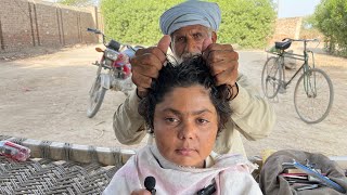 ASMR Hair Cutting And Old Barber [upl. by Remliw]