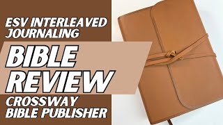 Interleaved Journaling Bible Review  ESV  Crossway Bibles biblejournaling [upl. by Olivier517]