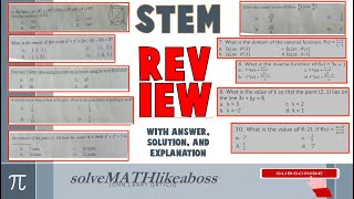 STEM ENTRANCE EXAM REVIEWER PART III  GENMATH AND BASIC CALCULUS TOPICS  TAGALOG [upl. by Selmore]