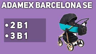 Универсальная коляска Adamex Barcelona Special Edition 2 в 1 3 в 1 [upl. by Thay]