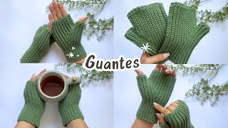 MitonesGuantes Tejidos a Crochet con Punto Deslizado  Tutorial Hebras Crochet [upl. by Cirenoj880]