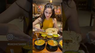 Maharashtrian food sakshatsakshi food love delhi vlog influencer shorts reels travel fun [upl. by Eleonora871]