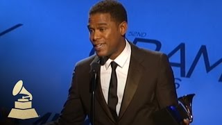 Maxwell accepting Best Male RampB Vocal Performance GRAMMY  GRAMMYs [upl. by Baerman]