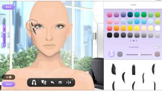 Stardoll Cheekbone Tutorial by Lanadelchanel [upl. by Nnanerak603]