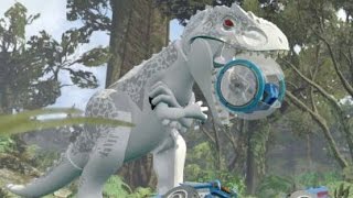 LEGO Jurassic World Walkthrough Part 17 Gyrosphere Escape Jurassic World [upl. by Kirst346]