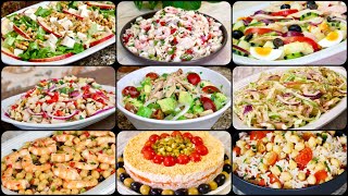 ¡No hagas la misma ENSALADA otra vez 12 RECETAS de Ensaladas Sencillas y Saludables [upl. by Blalock]