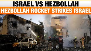 Israel vs Hezbollah Hezbollah Rocket Strikes Kiryat Bialik Israel Dash Cam Captures Moment News9 [upl. by Ellemaj]