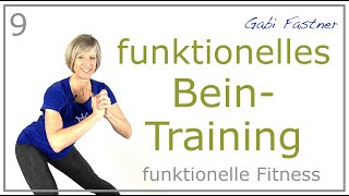 9von10♦️30 min funktionelles Beintraining  ohne Geräte im Stehen [upl. by Dehlia534]