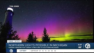 What are the chances we see the Northern Lights in Michigan tonight [upl. by Bello]