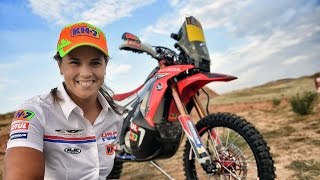 Laia Sanz única piloto oficial del Equipo Honda HRC 2015 [upl. by Nnainot]