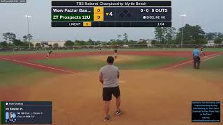 ZT Prospects 12U vs Wow Factor Baseball 20230617 [upl. by Aney]