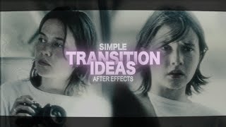 simple transition ideas  after effects [upl. by Yevoc]