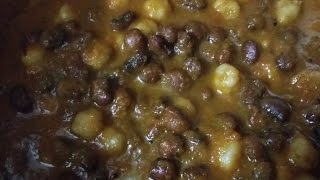 Channa karamani masala gravy for chapathi poori other tiffin items recipe in tamil [upl. by Lemmuela718]