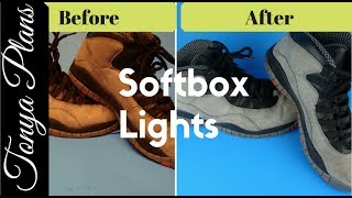 First small business investment  Softbox Lights For Ebay  Before and After Pictures [upl. by Lemuela]