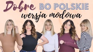 DOBRE BO POLSKIE 😍 Haul ubraniowy  nowości w naszych szafach  odkryłyśmy NOWE polskie marki 😎😮 [upl. by Ydaj]