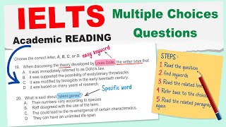 Best Strategy to Answer Multiple Choice Questions in IELTS Reading [upl. by Sherburn444]